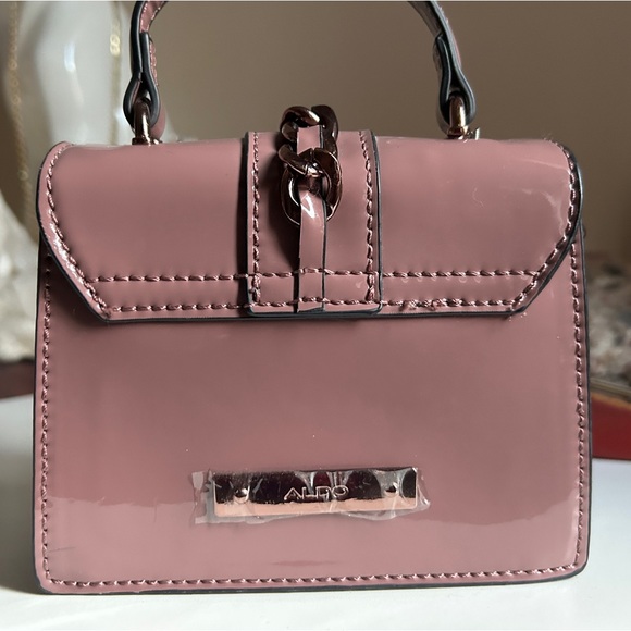 Brand new small mauve Aldo handbag - Picture 5 of 11